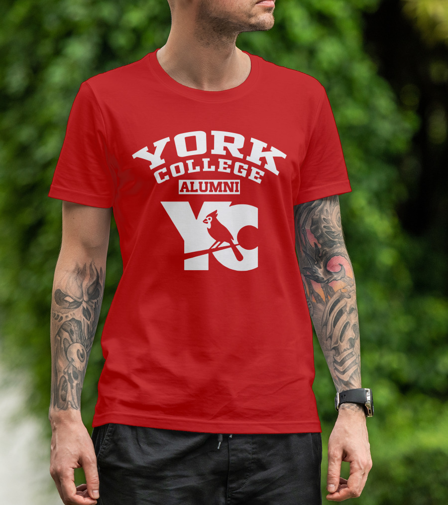 York College Alumni YC Cardinal T-Shirt