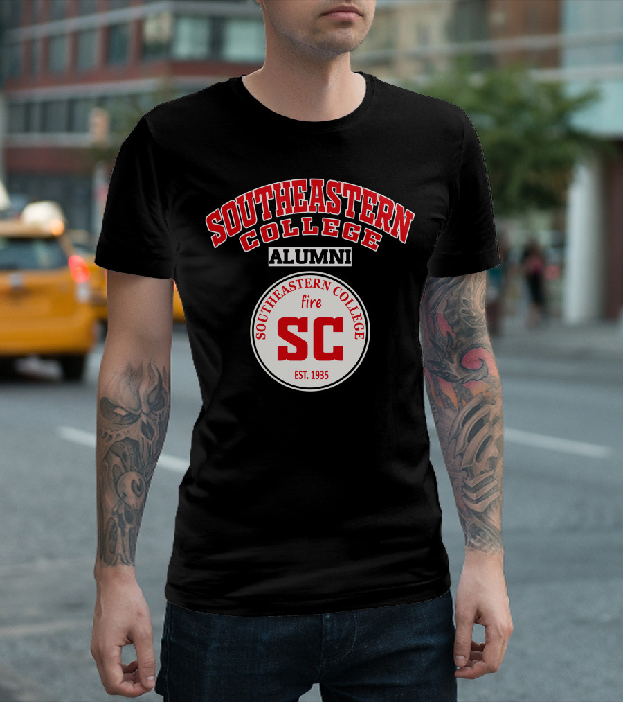 Southeastern College Alumni Fire SC Est. 1935 T-Shirt
