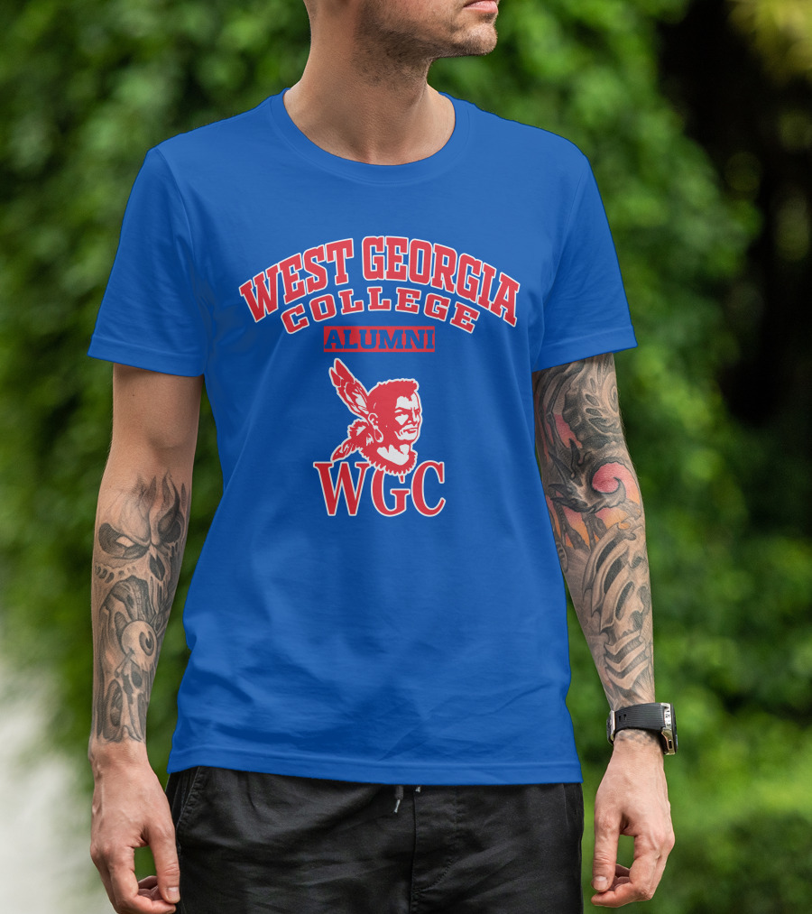 West Georgia College Alumni WGC Logo Native American T-Shirt