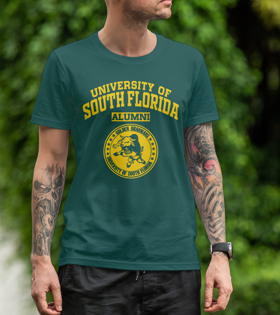 UNIVERSITY OF SOUTH FLORIDA ALUMNI GOLDEN BRAHMANS T-Shirt