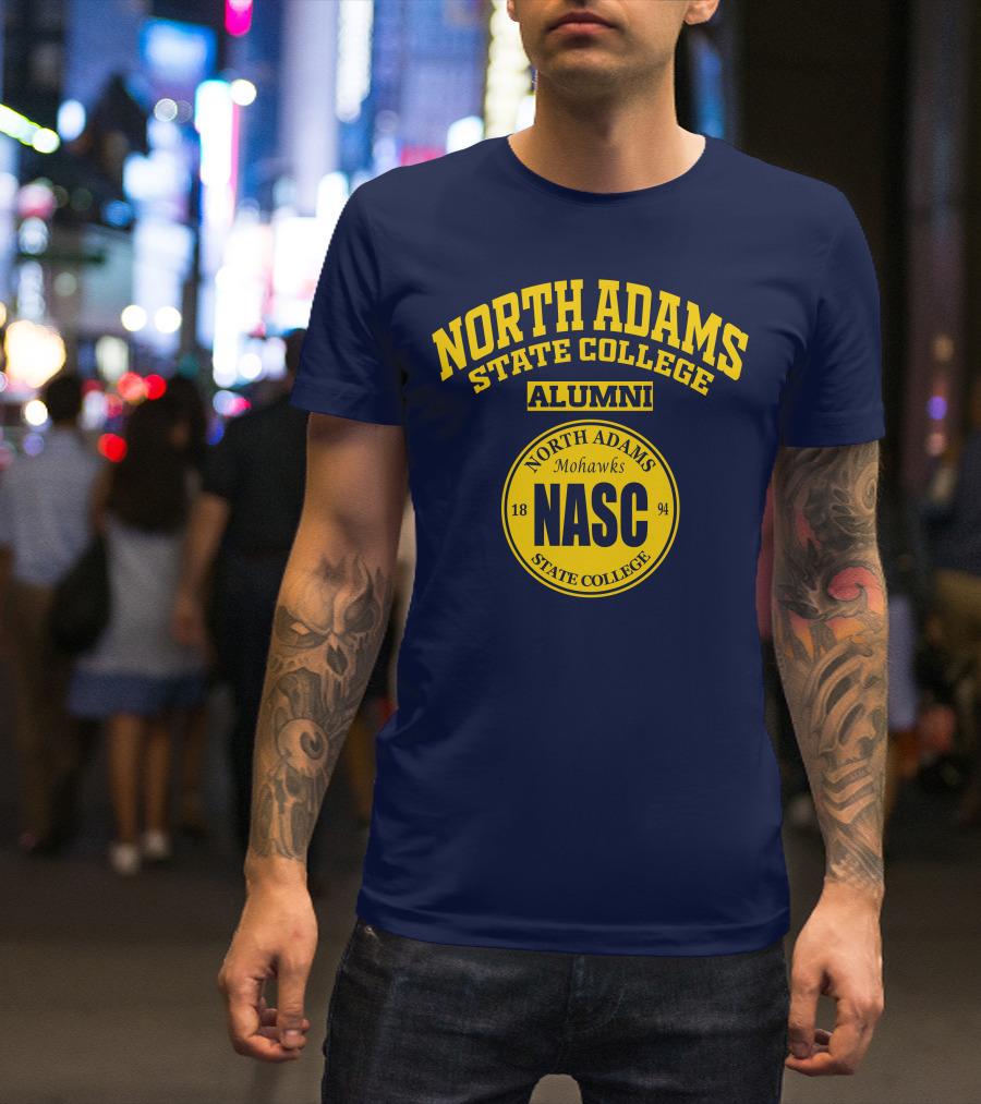 North Adams State College Alumni Mohawks NASC 1894 T-Shirt