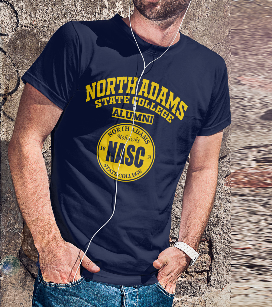 North Adams State College Alumni Mohawks NASC 1894 T-Shirt