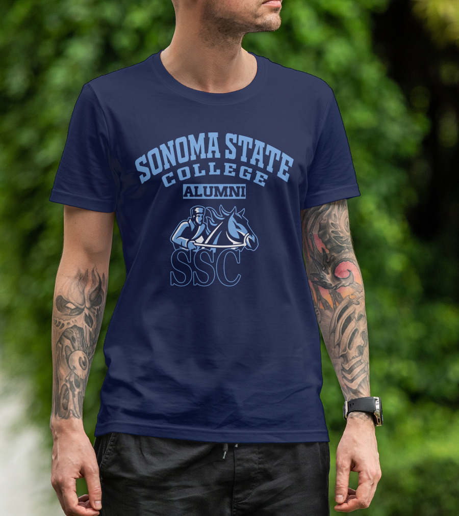 Sonoma State College Alumni SSC Horseman T-Shirt