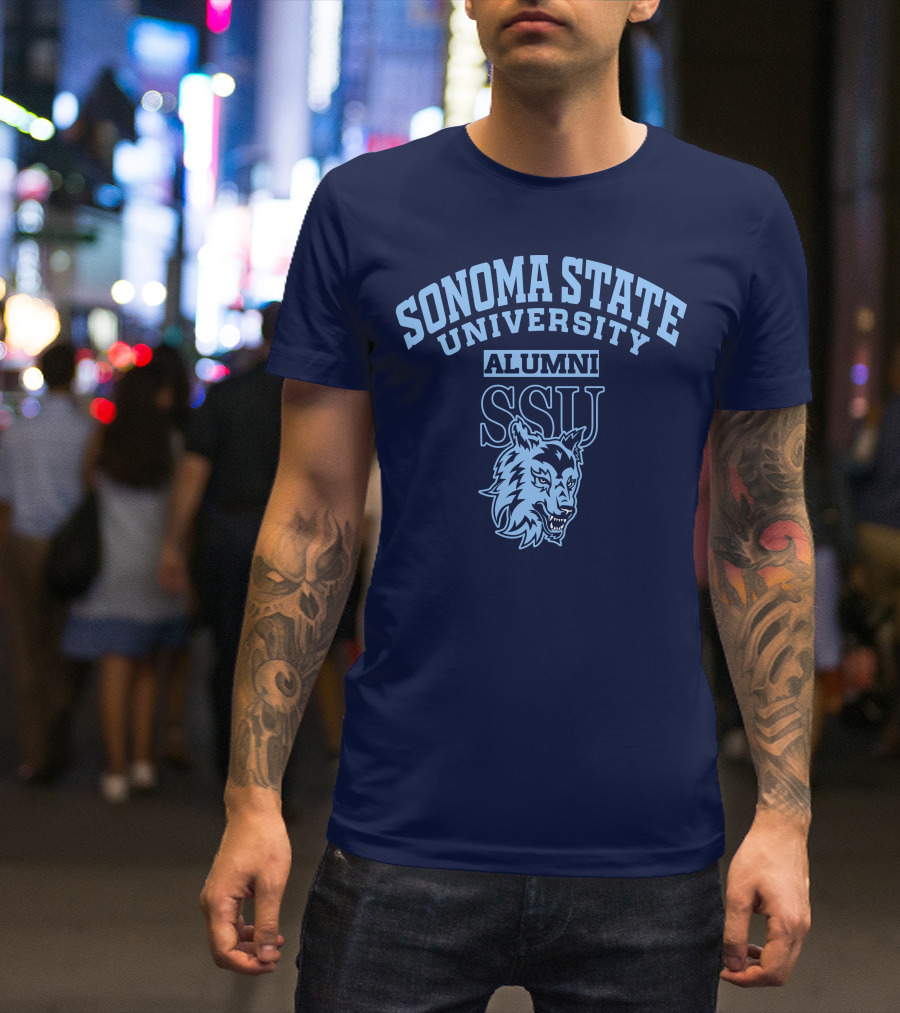 Sonoma State University Alumni SSU Wolf T-Shirt