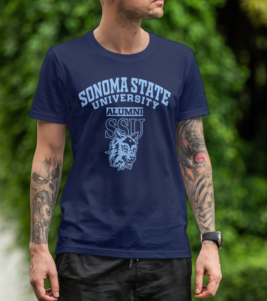 Sonoma State University Alumni SSU Wolf T-Shirt
