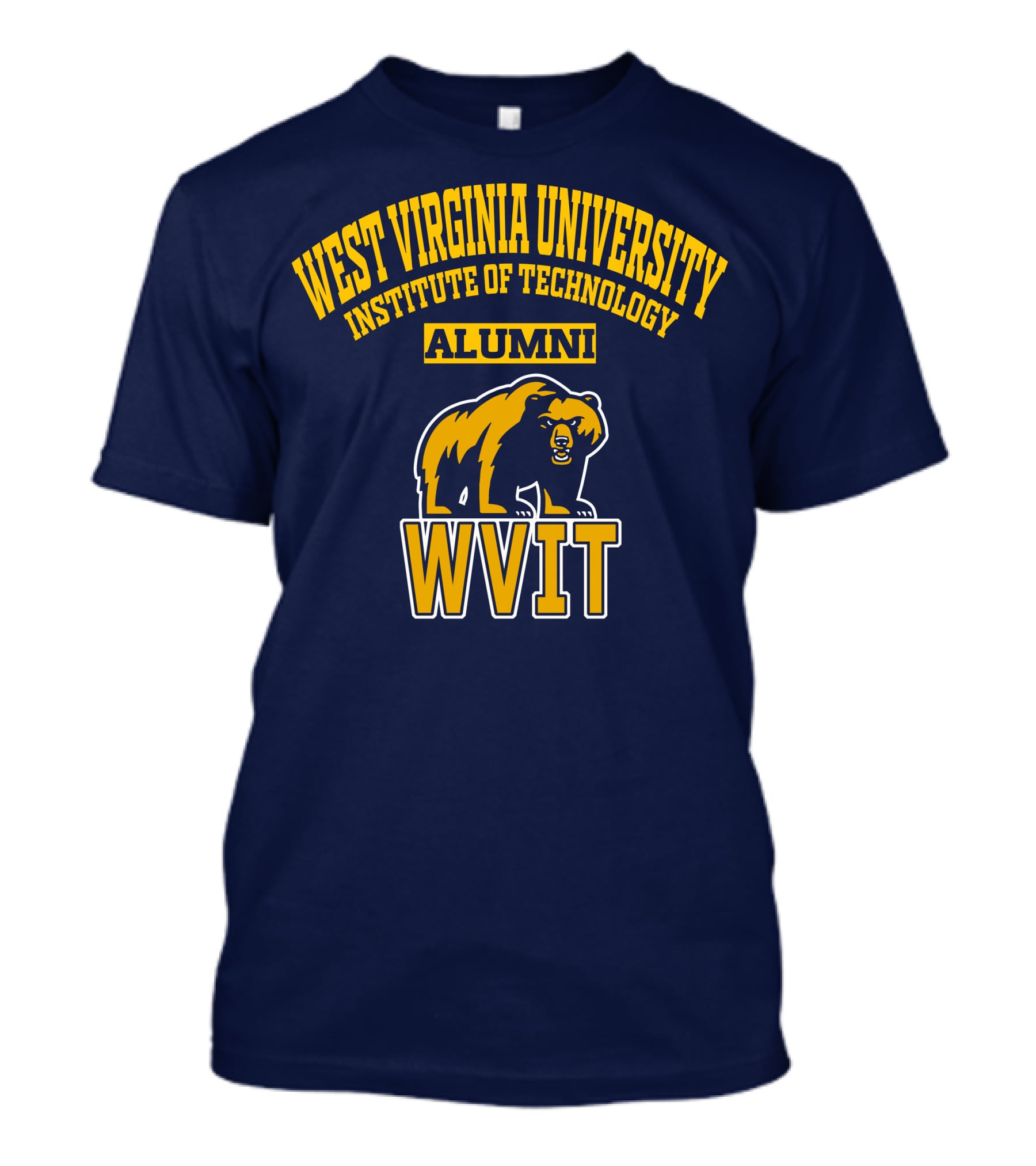 West Virginia University Institute Of Technology Alumni WVIT Bear T-Shirt
