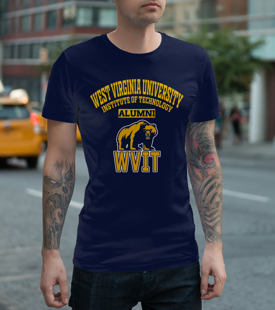 West Virginia University Institute of Technology Alumni WVIT Bear T-Shirt