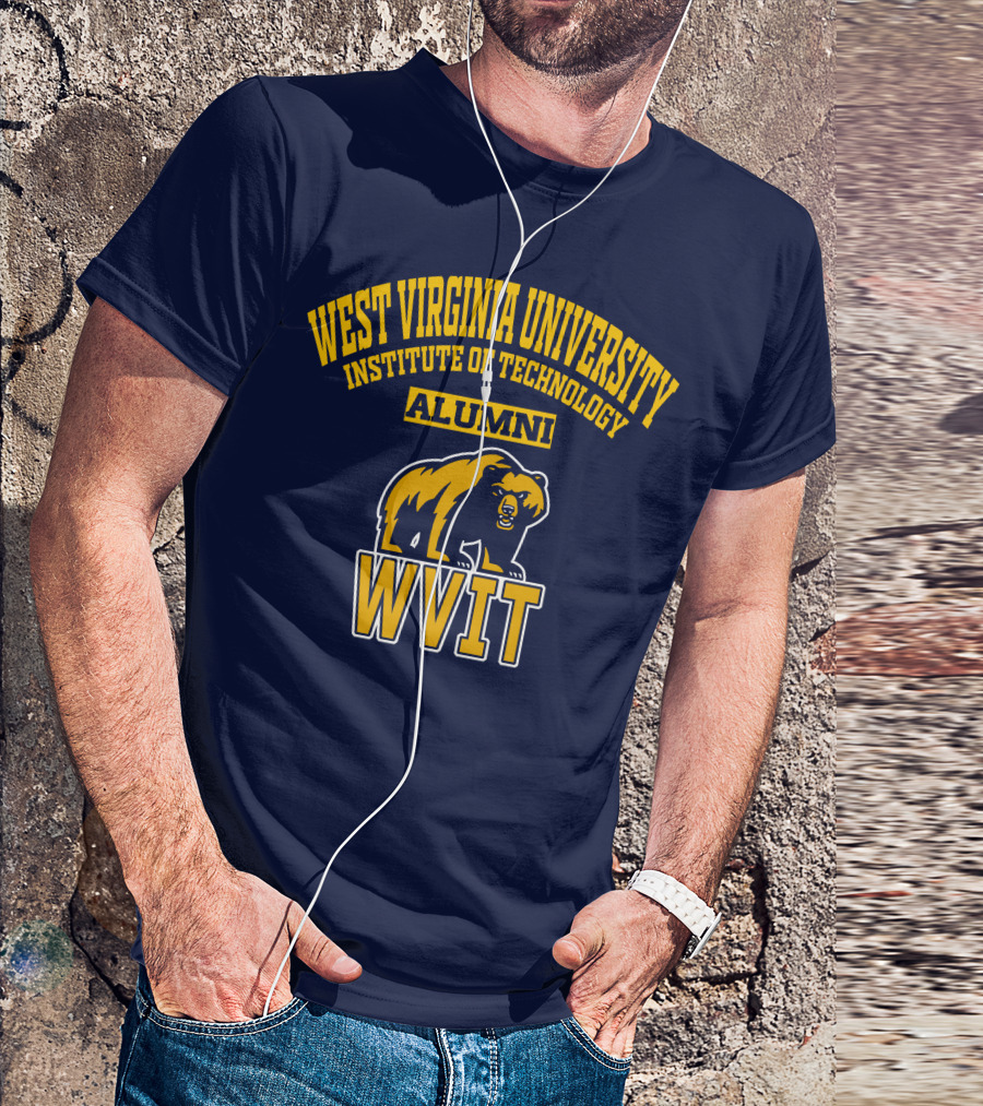 West Virginia University Institute Of Technology Alumni WVIT Bear T-Shirt