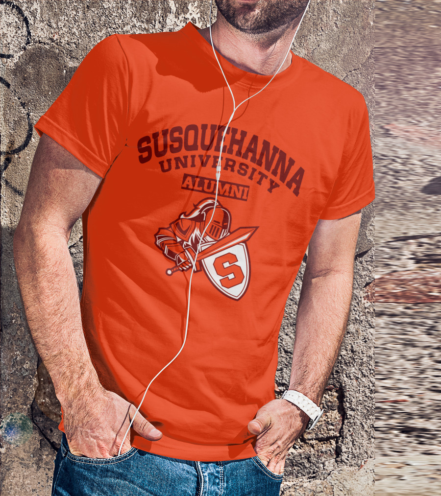 Susquehanna University Alumni Knight Shield S T-Shirt