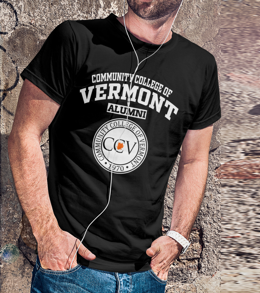 Community College Of Vermont Alumni 1970 Seal CCV T-Shirt