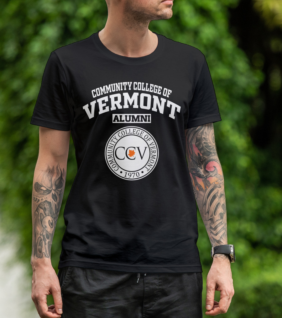 Community College Of Vermont Alumni 1970 Seal CCV T-Shirt