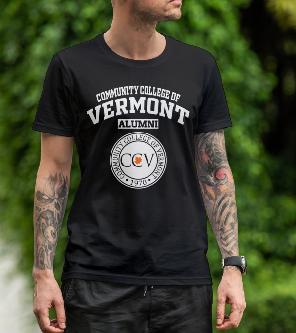 Community College Of Vermont Alumni 1970 Seal CCV T-Shirt