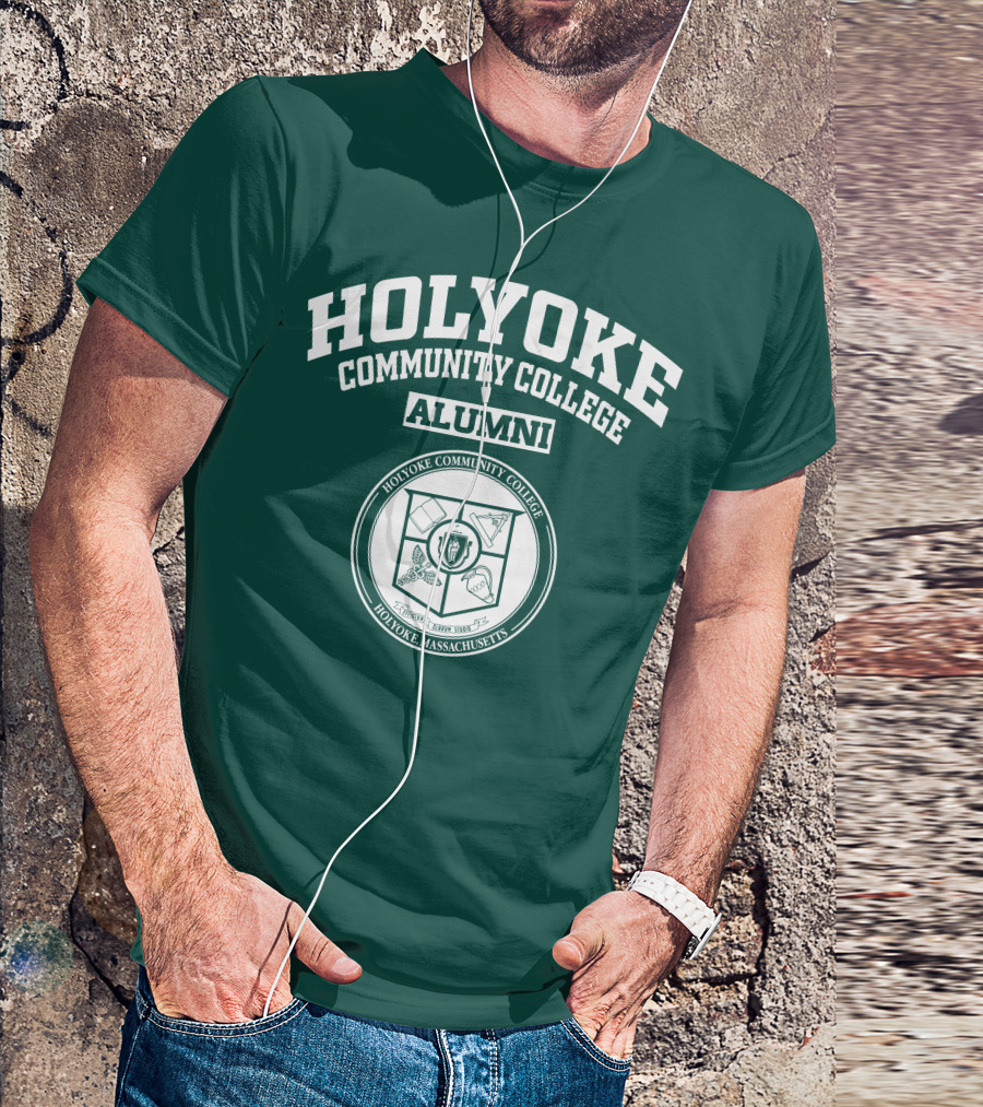 Holyoke Community College Alumni Holyoke Massachusetts Seal T-Shirt