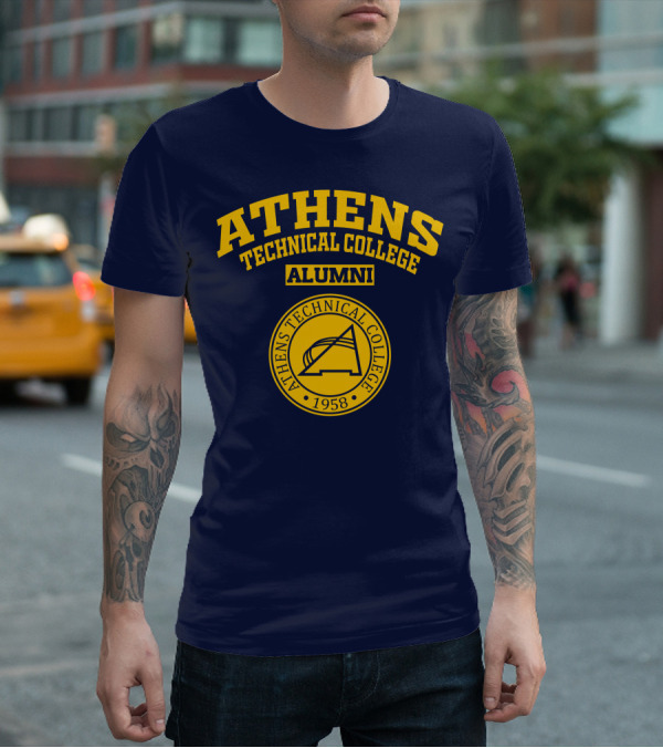 Athens Technical College Alumni 1958 Emblem T-Shirt