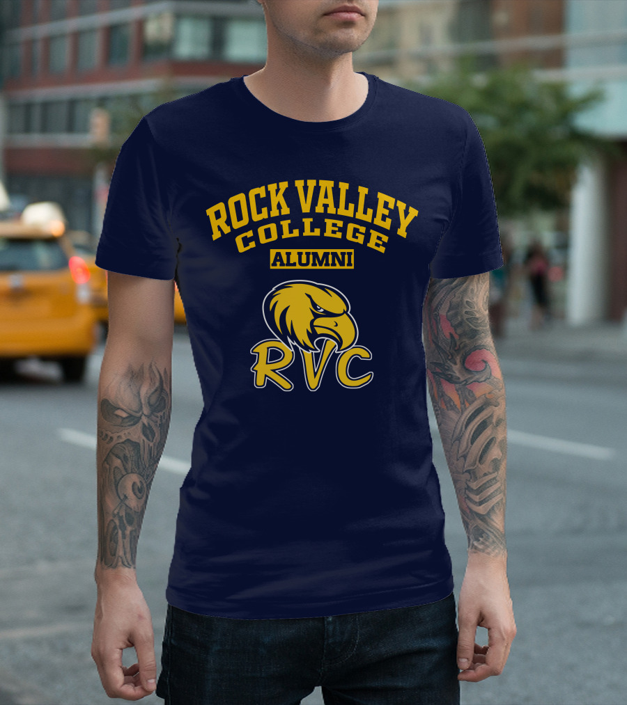 ROCK VALLEY COLLEGE ALUMNI RVC Eagle T-Shirt