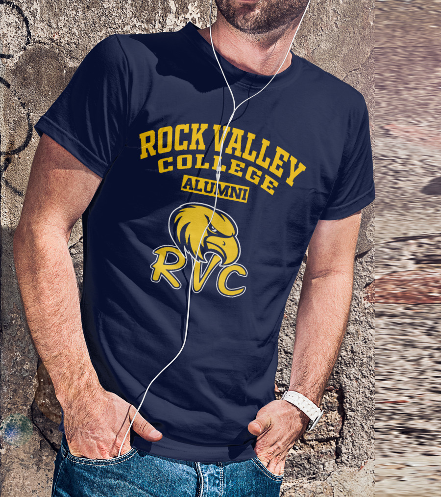 ROCK VALLEY COLLEGE ALUMNI RVC Eagle T-Shirt