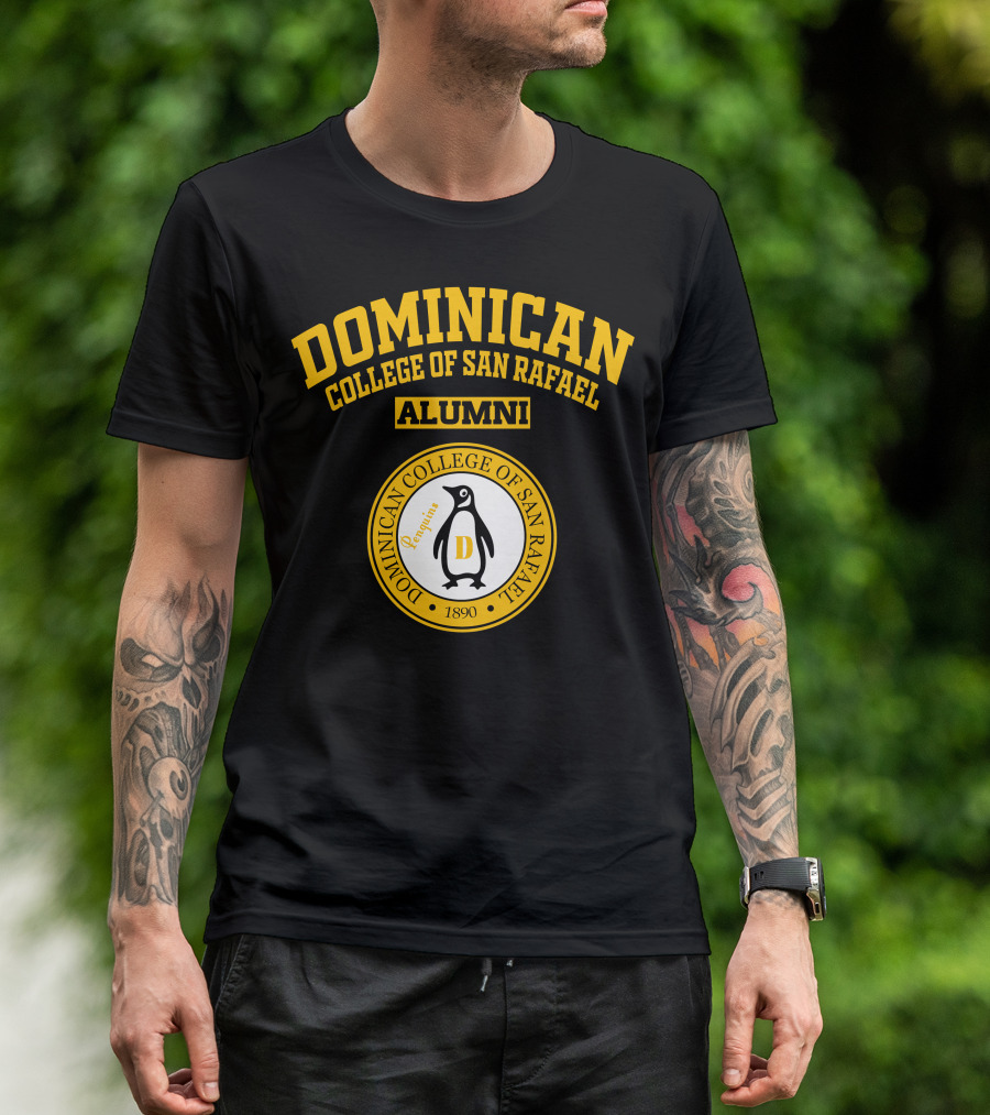 Dominican College Of San Rafael Alumni 1890 Penguins T-Shirt