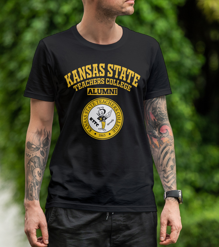 Kansas State Teachers College Alumni 1863 KSTC Hornet T-Shirt