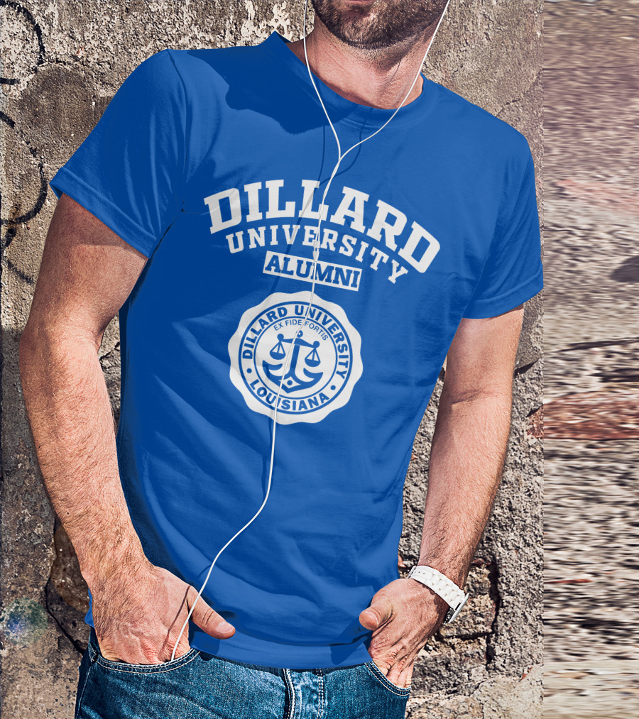 Dillard University Alumni Seal Ex Fide Fortis Louisiana T-Shirt