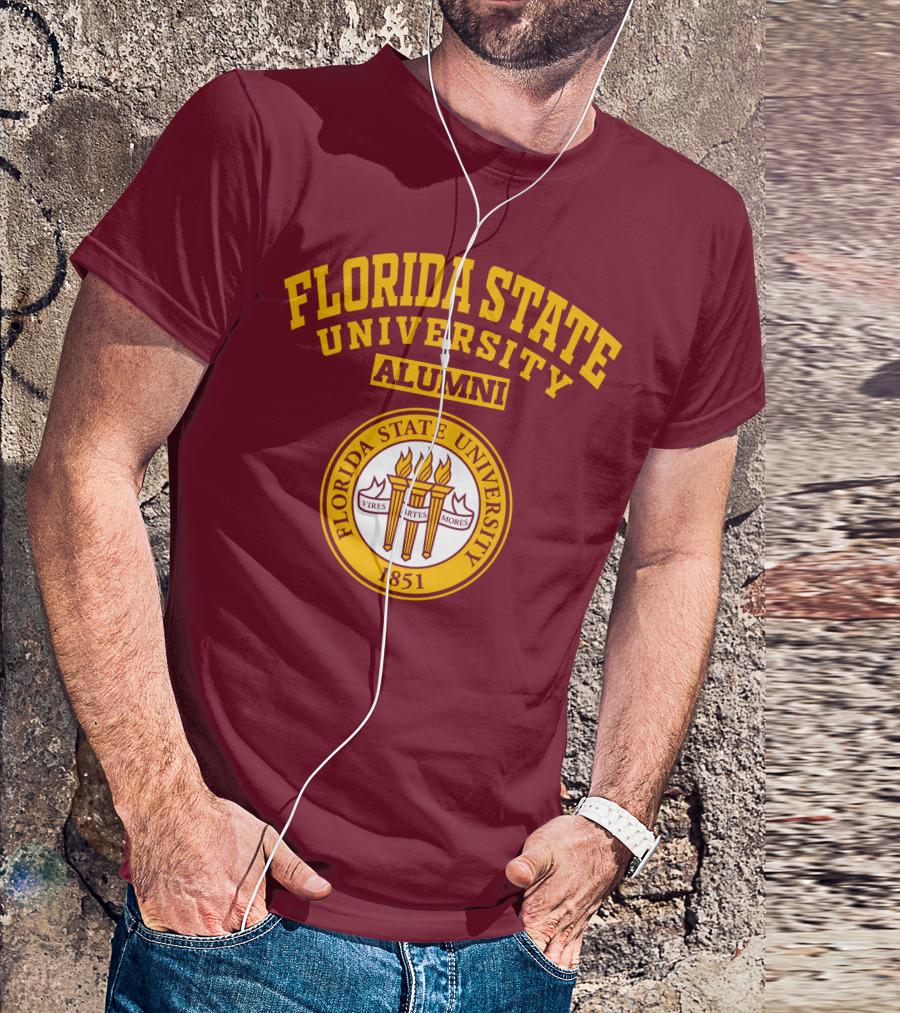 Florida State University Alumni 1851 Vires Artes Mores T-Shirt