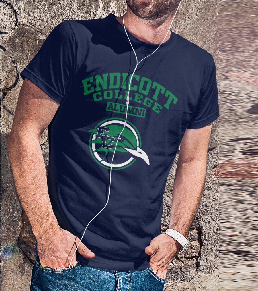 ENDICOTT COLLEGE ALUMNI EC LOGO EMBLEM T-Shirt