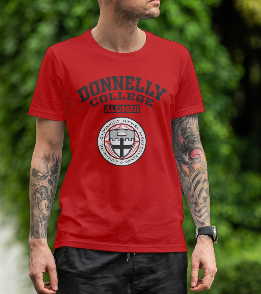 Donnelly College Alumni Lux Vera Seal Kansas City T-Shirt