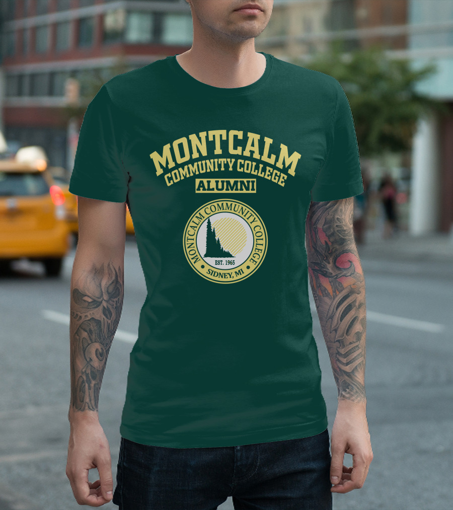 Montcalm Community College Alumni Est. 1965 Sidney MI T-Shirt
