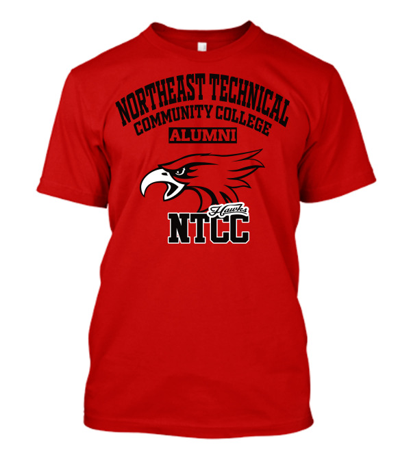 Northeast Technical Community College Alumni NTCC Hawks T-Shirt