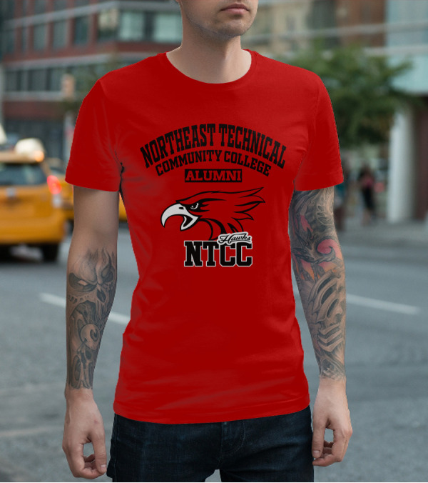Northeast Technical Community College Alumni NTCC Hawks T-Shirt
