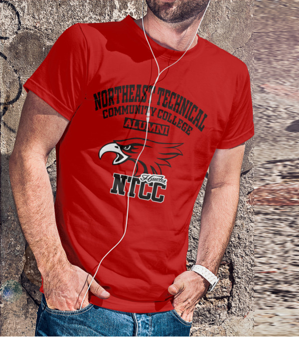 Northeast Technical Community College Alumni NTCC Hawks T-Shirt
