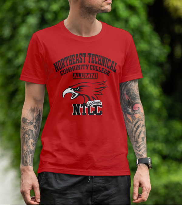 Northeast Technical Community College Alumni NTCC Hawks T-Shirt