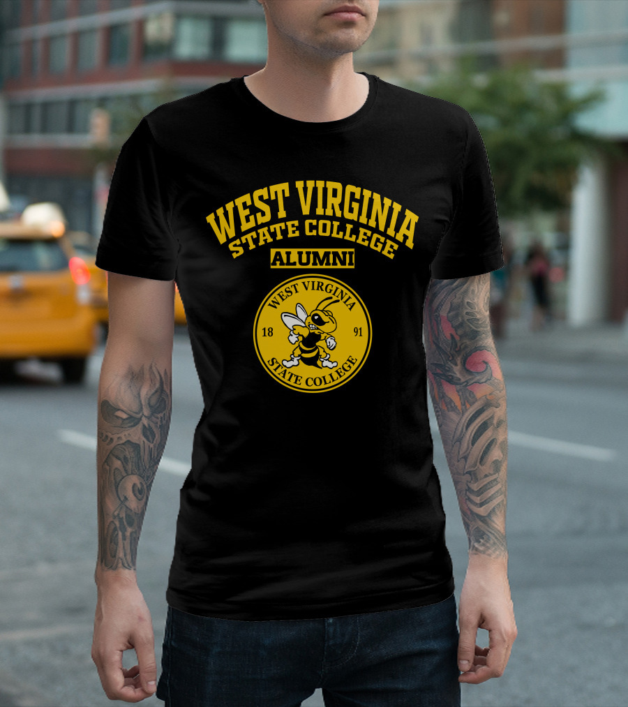 West Virginia State College Alumni 1891 Yellow Jacket T-Shirt