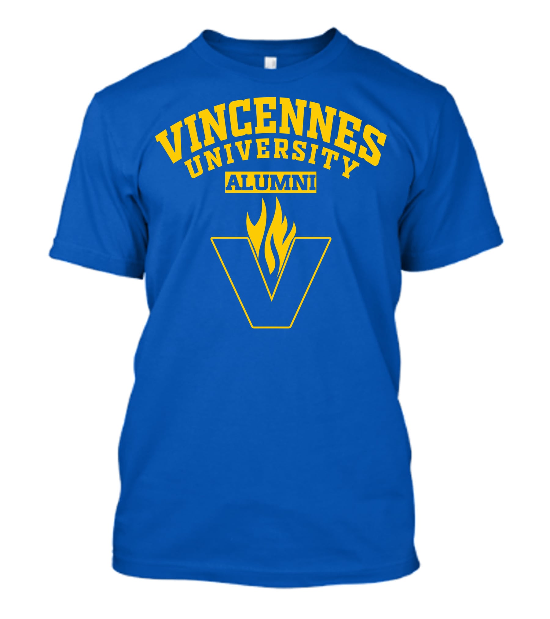 Vincennes University Alumni Flame Logo V T-Shirt