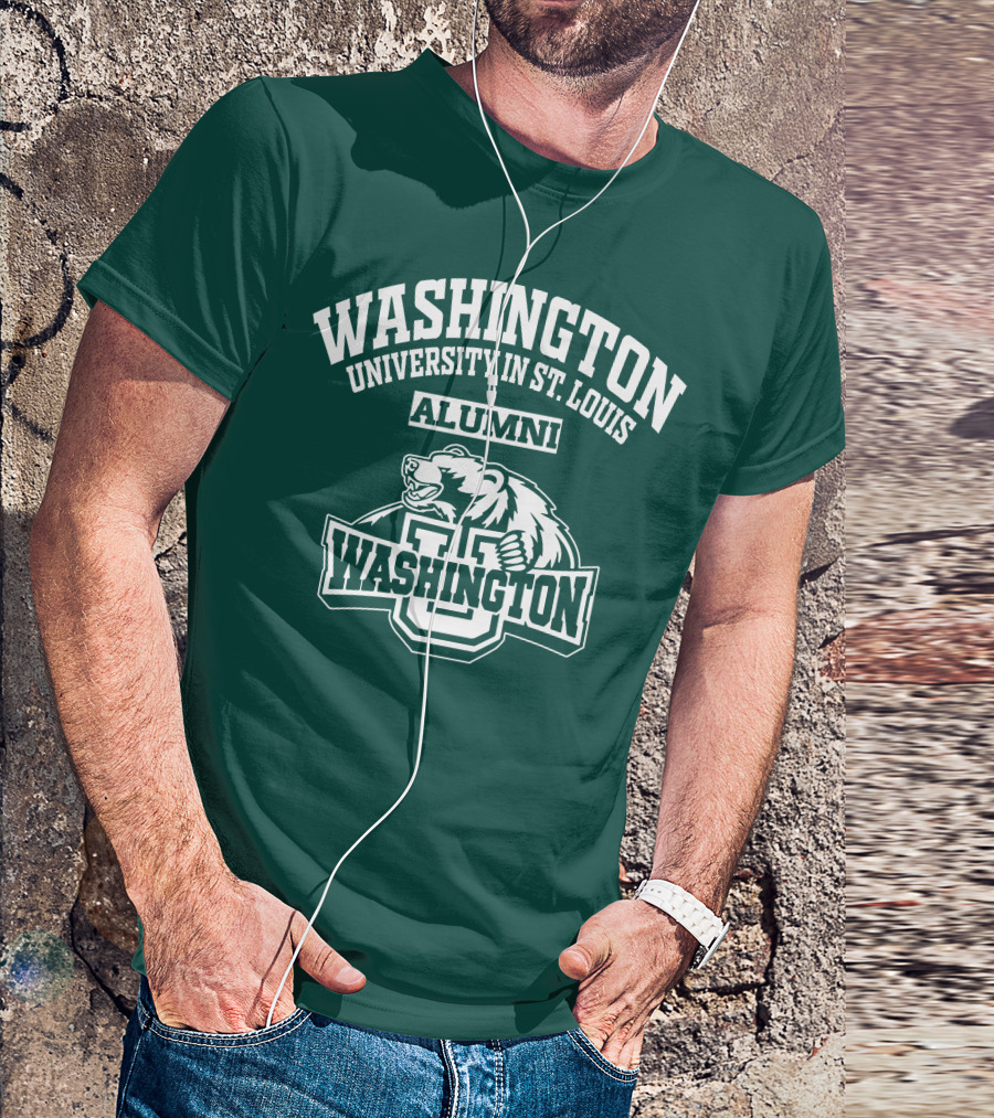 Washington University In St. Louis Alumni Bear Washington U T-Shirt