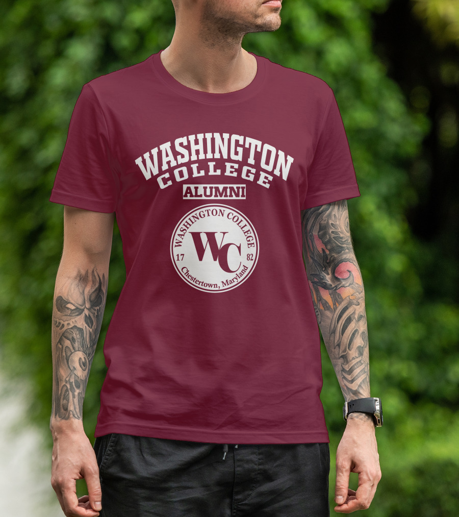 Washington College Alumni Chestertown Maryland 1782 WC T-Shirt