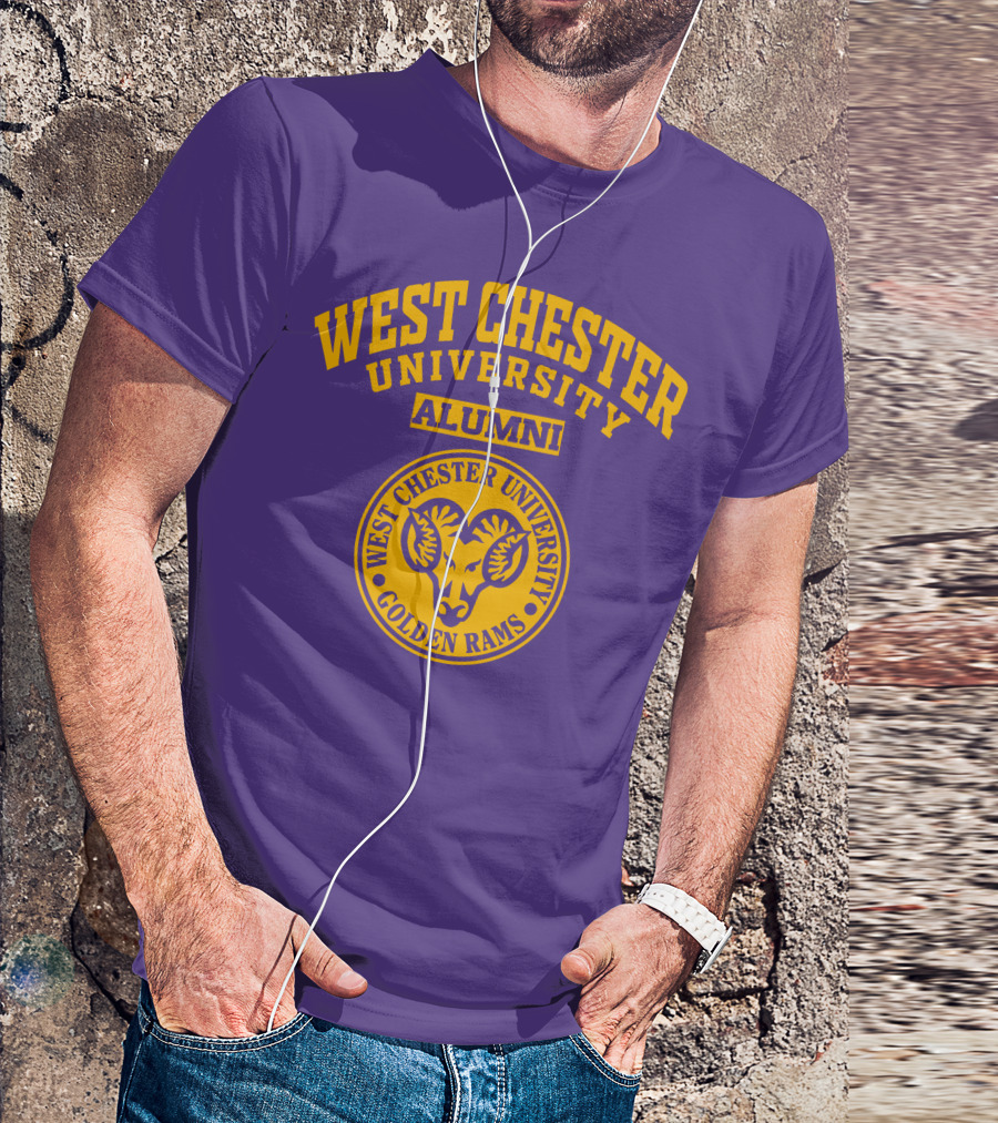West Chester University Alumni Golden Rams T-Shirt