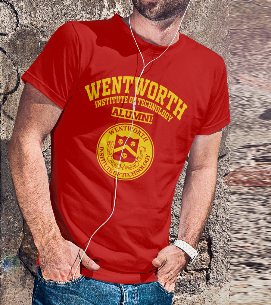 Wentworth Institute Of Technology Alumni Honesty Energy Economy System Crest T-Shirt