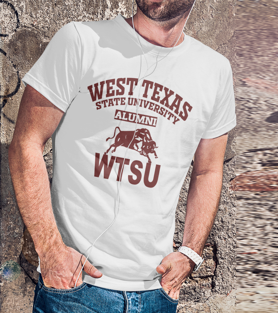 West Texas State University Alumni WTSU Bull T-Shirt