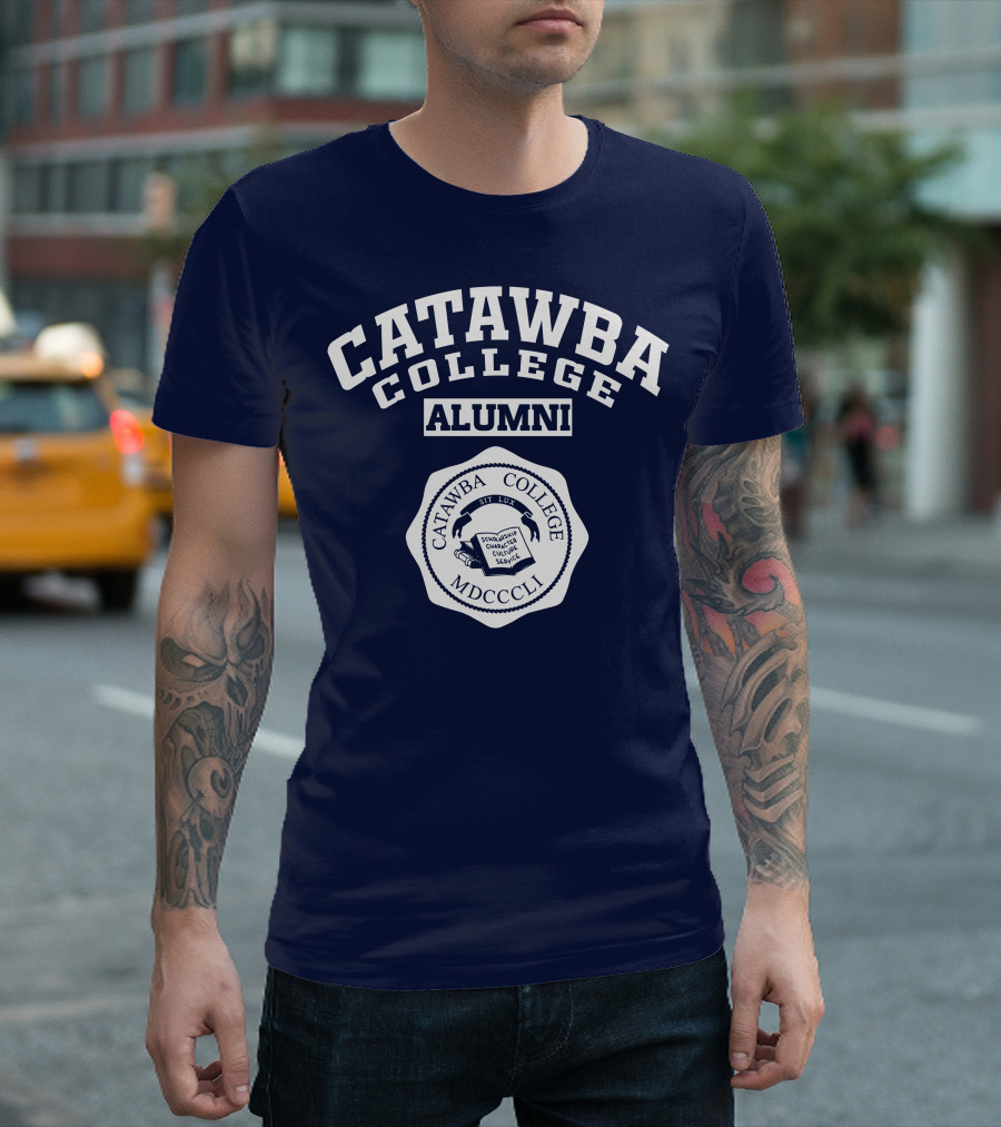 Catawba College Alumni Emblem MDCCCLI Sit Lux Seal T-Shirt
