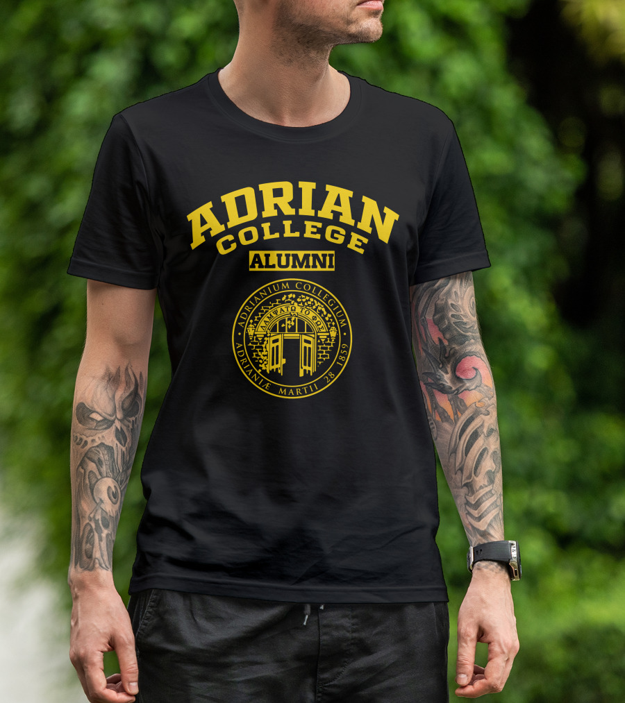 Adrian College Alumni Adraniae Collegium Seal Martii 28 1859 T-Shirt