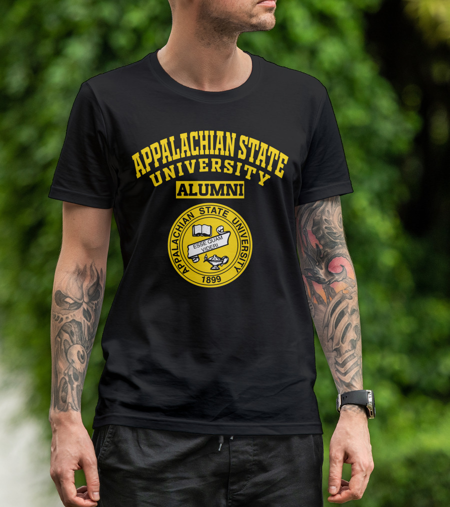 Appalachian State University Alumni 1899 Esse Quam Videri Seal T-Shirt
