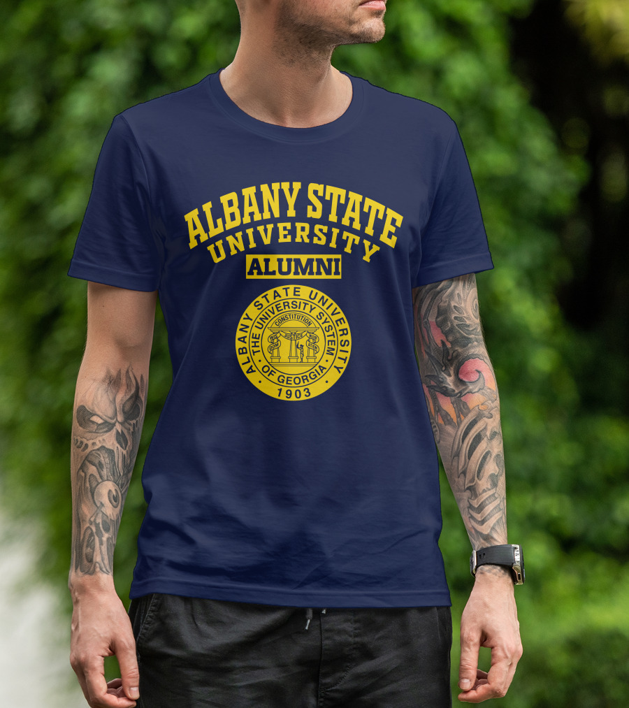 Albany State University Alumni Georgia Seal 1903 T-Shirt
