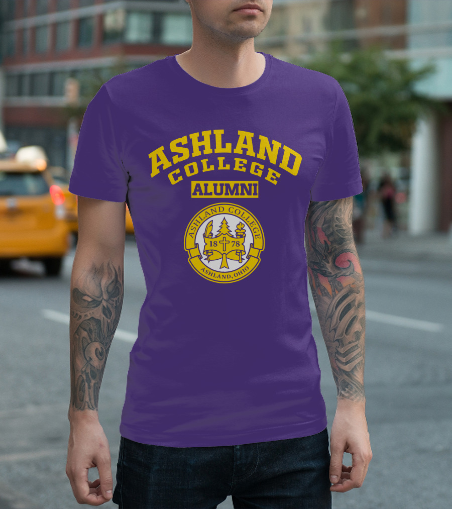 Ashland College Alumni Ashland Ohio 1878 Seal T-Shirt