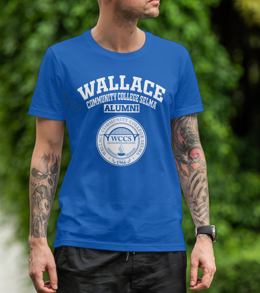 WALLACE COMMUNITY COLLEGE SELMA ALUMNI WCCS BUILDING BRIDGES TO THE FUTURE FOUNDED 1966 T-Shirt