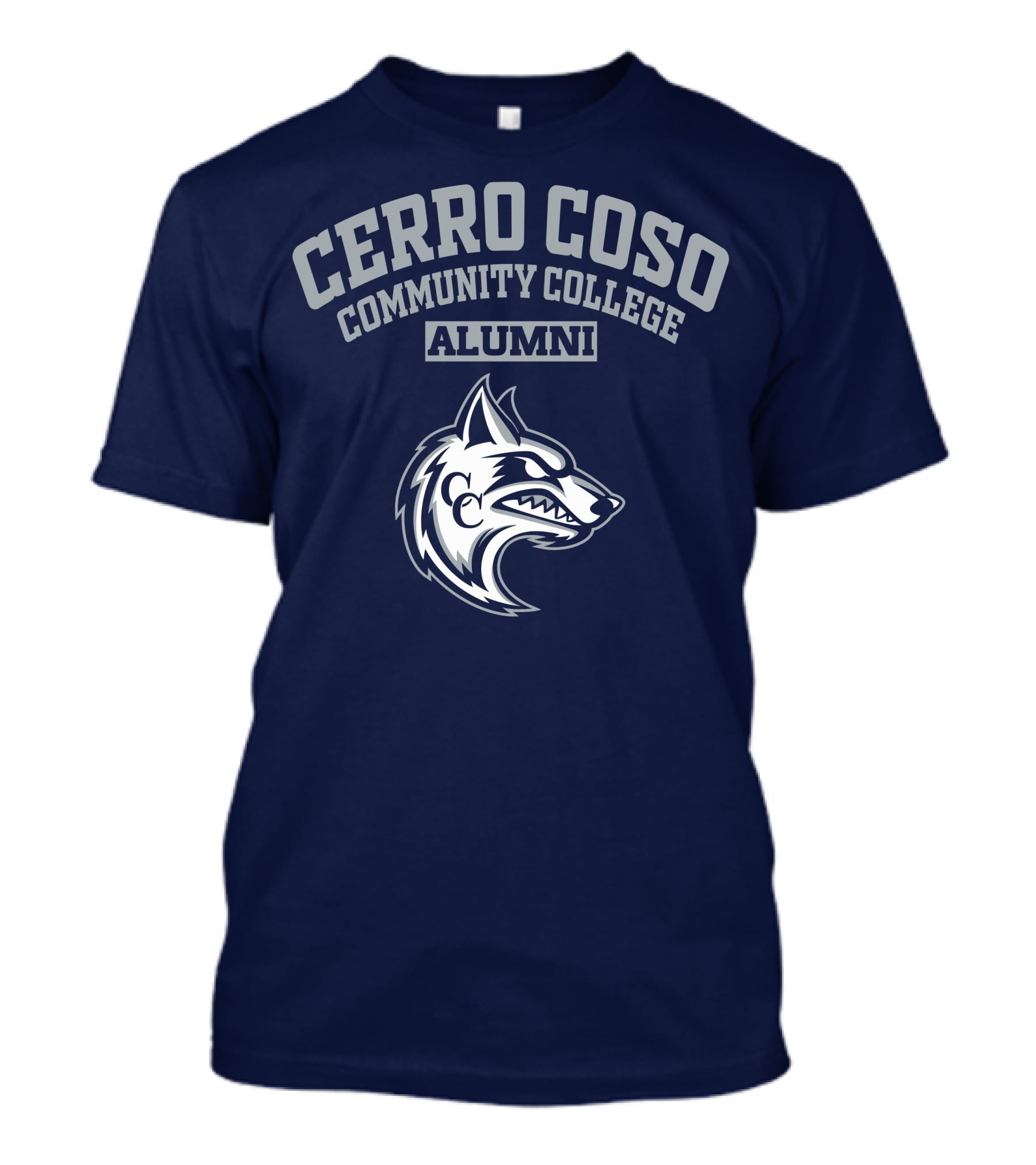 Cerro Coso Community College Alumni Wolf T-Shirt