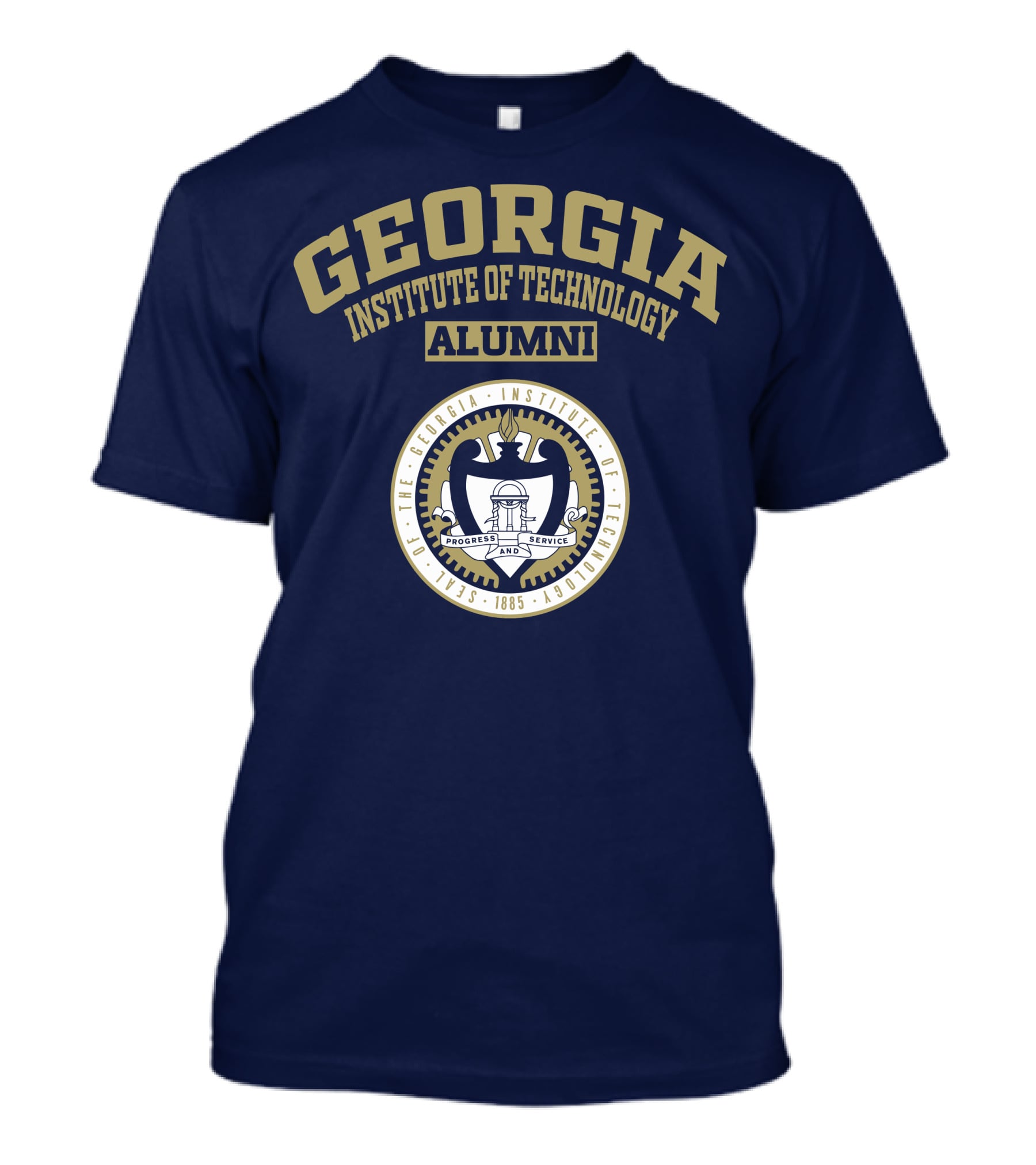 Georgia Institute Of Technology Alumni Seal Progress And Service T-Shirt