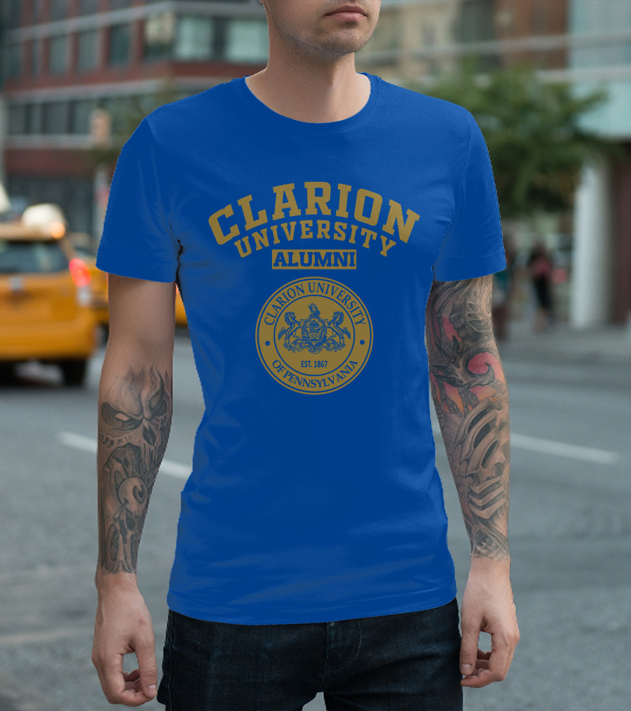 Clarion University of Pennsylvania Alumni EST. 1867 Seal T-Shirt
