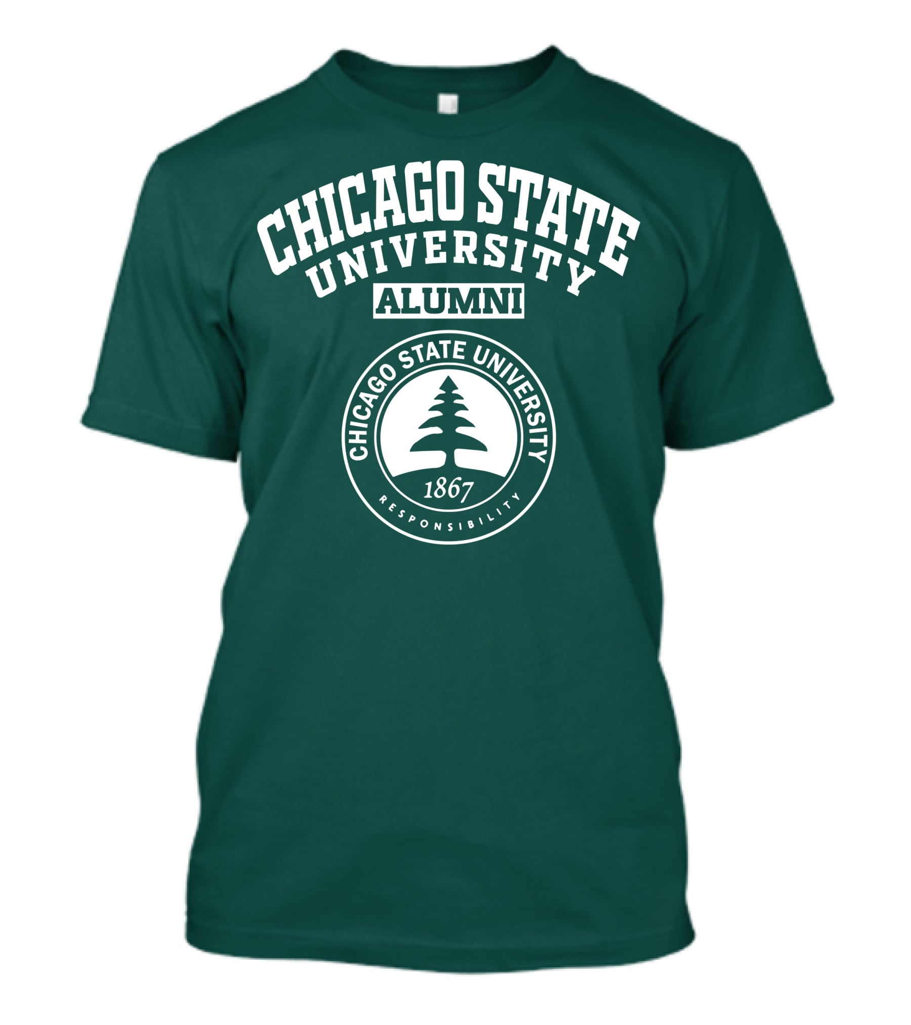 Chicago State University Alumni Responsibility 1867 T-Shirt