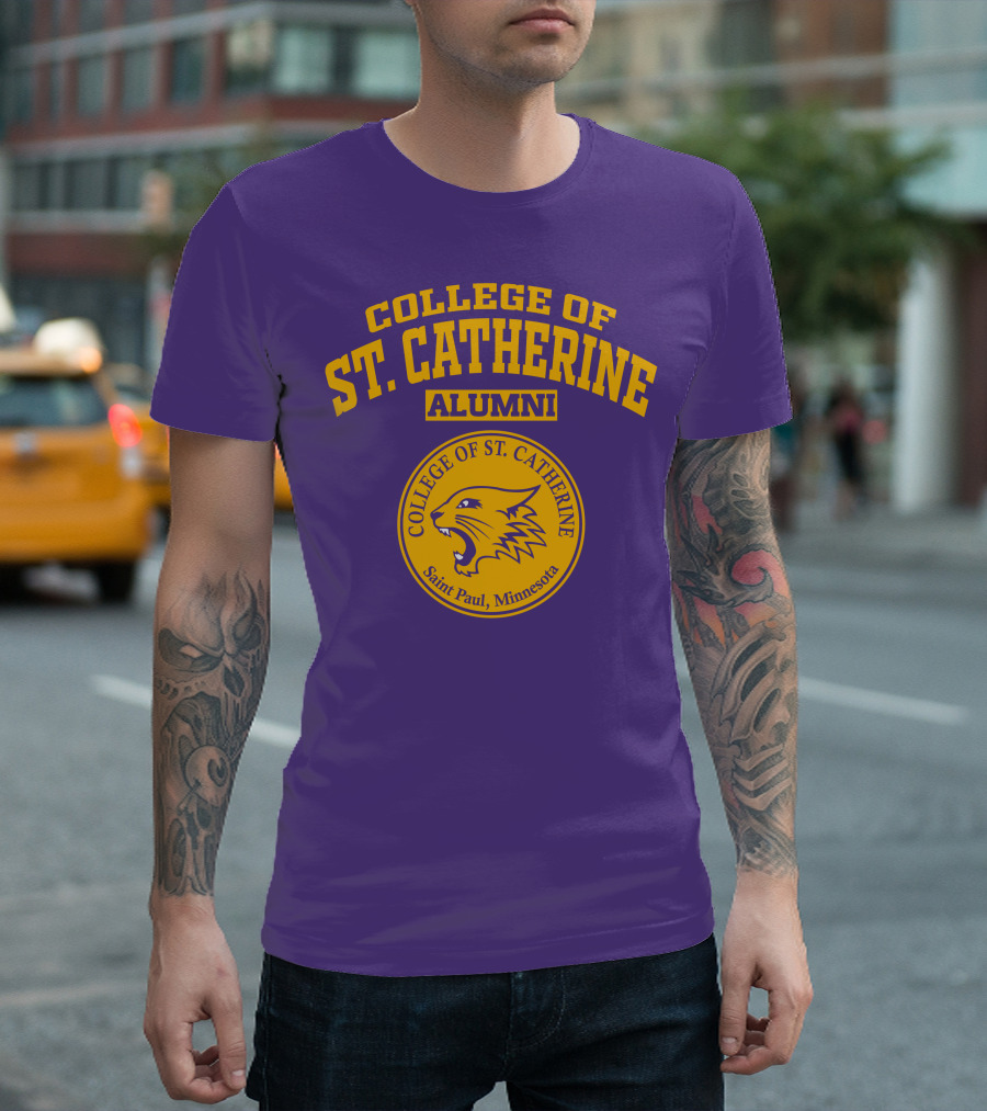 College of St. Catherine Alumni Saint Paul Minnesota Wildcats T-Shirt