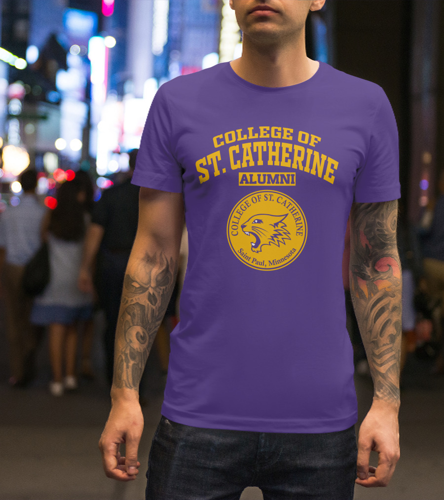 College Of St. Catherine Alumni Saint Paul Minnesota Wildcats T-Shirt